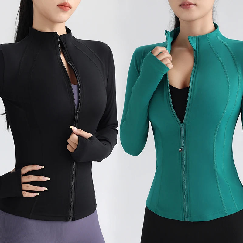 Women's Full Zip Yoga Jacket