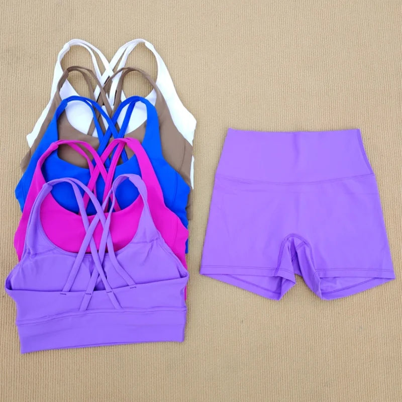 2-Piece Yoga Shorts Set